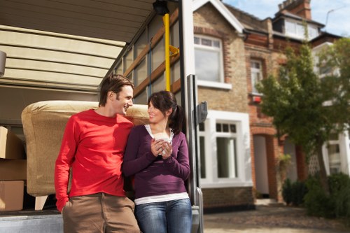 Careful loading for a flat or office move near Harold Wood